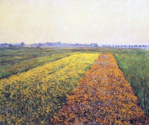 風景、1848 作： Gustave Caillebotte
